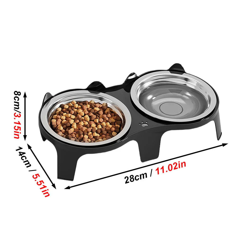 Premium Double Bowl for Cats