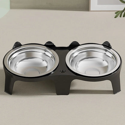Premium Double Bowl for Cats