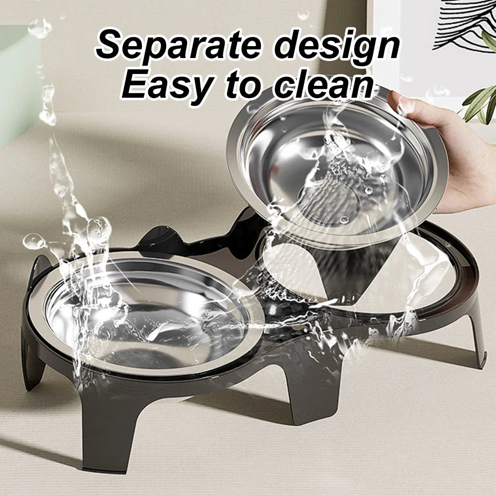 Premium Double Bowl for Cats