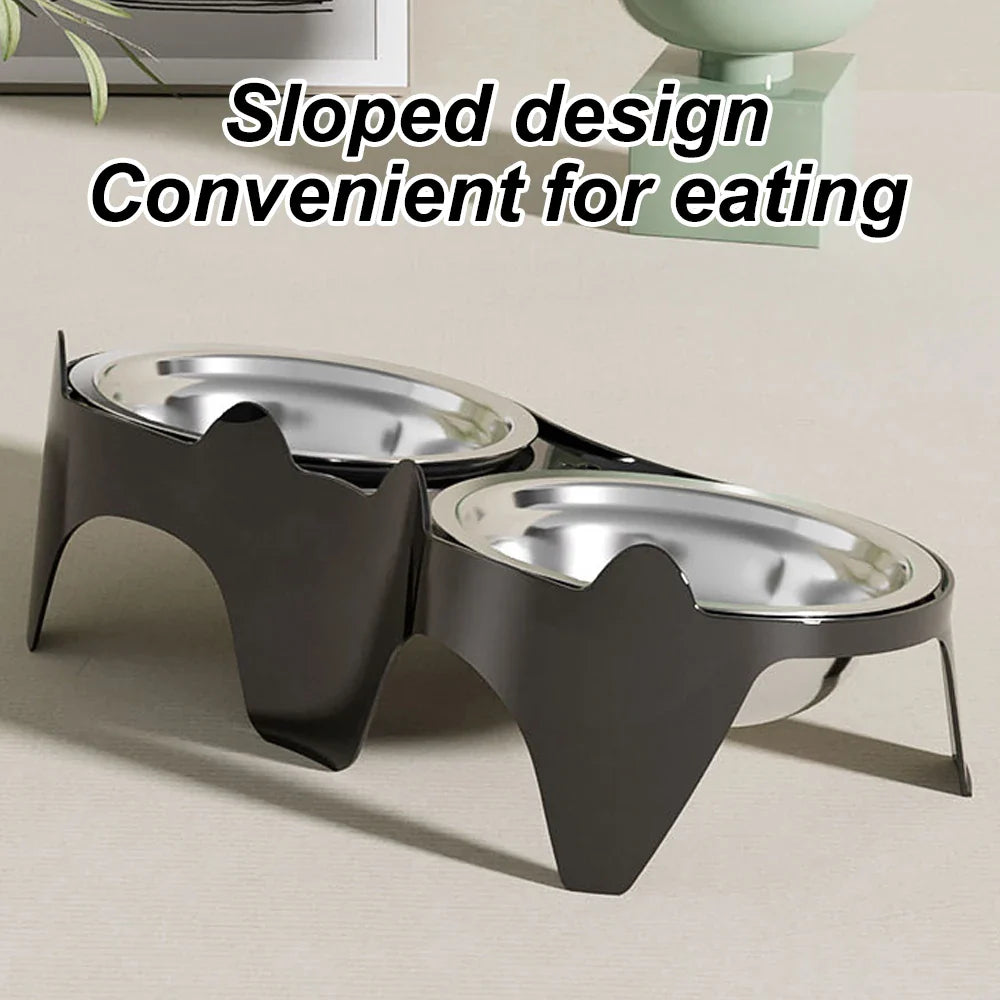 Premium Double Bowl for Cats
